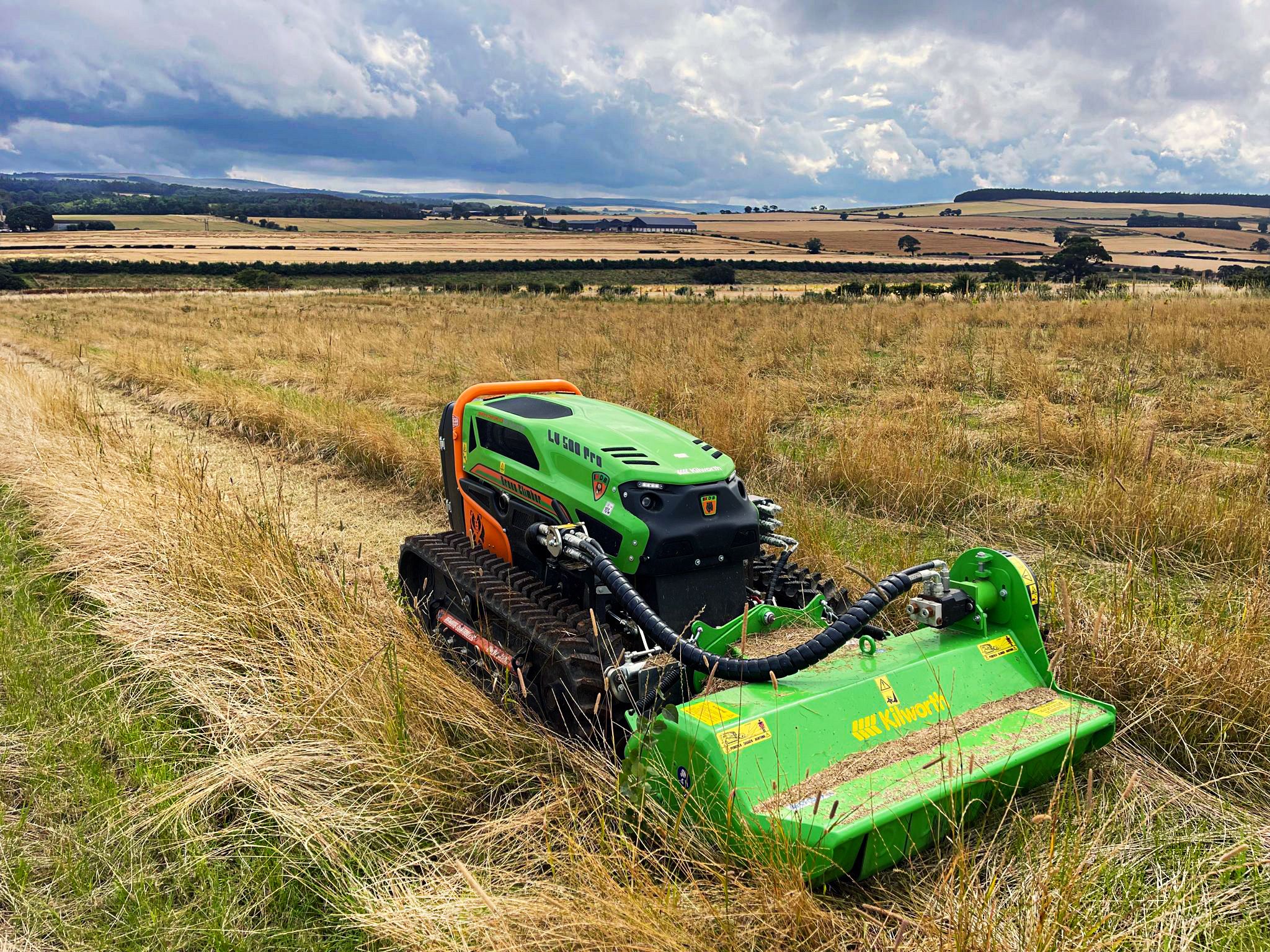 MDB LV 500 Pro Green Climber Remote Controlled Mulcher